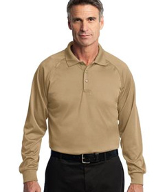 embroidered CornerStone® - Select Long Sleeve Snag-Proof Tactical Polo.CS410LS