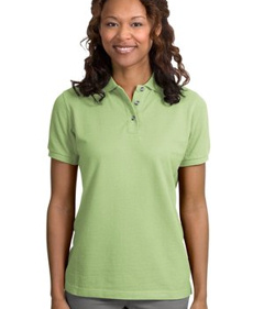 Port Authority - Pique Knit Polo Golf Sport Shirt. L420, embroidered