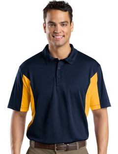 Custom Embroidered Sport-Tek ® - Side Blocked Micropique Sport-Wick ® Polo. ST655
