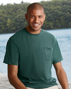 Custom embroidered 6030CC Comfort Colors 6.1 oz. Garment-Dyed Pocket T-Shirt . 