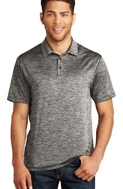 Custom embroidered Sport-Tek ® PosiCharge ® Electric Heather Polo. ST590 