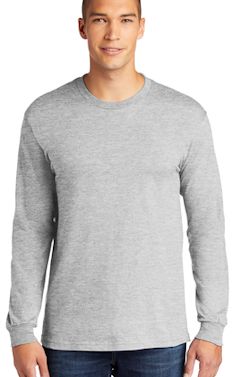 Custom embroidered Gildan Hammer T Long Sleeve T-Shirt. H400 