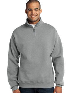 Custom embroidered JERZEES  - 1/4-Zip Cadet Collar Sweatshirt