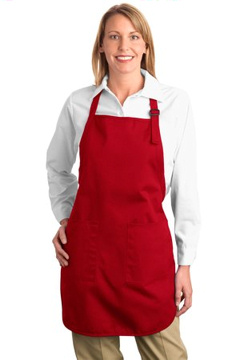 Port Authority® - Full Length Apron with Pockets. A500, embroidered with your logo!