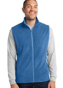Custom embroidered Port Authority ® - Microfleece Vest. F226. 