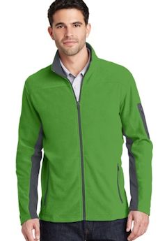 embroidered Port Authority ® Summit Fleece Full-Zip Jacket. F233 