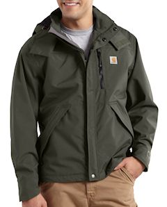 J162 Carhartt Waterproof Breathable Jacket , embroidered with logo.