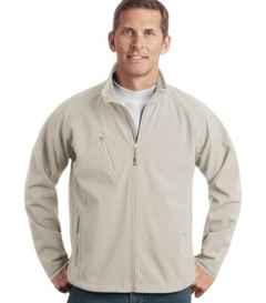 embroidered Port Authority® - Textured Soft Shell Jacket. J705.