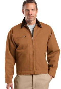 Custom embroidered CornerStone ® - Duck Cloth Work Jacket. J763