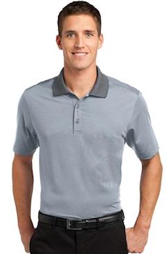 Custom embroidered Port Authority ® Fine Stripe Performance Polo. K558 