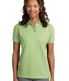 Port Authority® - Pique Knit Polo Golf Sport Shirt. L420, embroidered