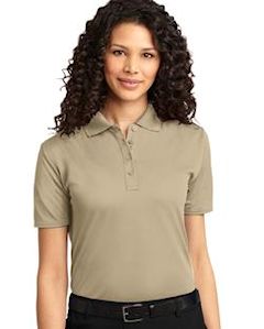 Custom embroidered Port Authority ® Ladies Dry Zone ® Ottoman Polo. L525