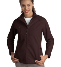 embroidered ladies Port Authority® - Textured Soft Shell Jacket. L705.