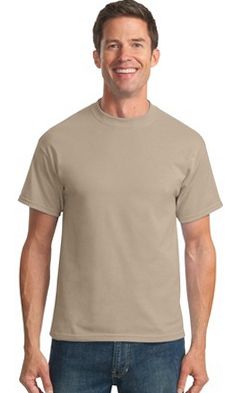 Custom embroidered Port & Company ® - 50/50 Cotton/Poly TALL T-Shirt. PC55T.
